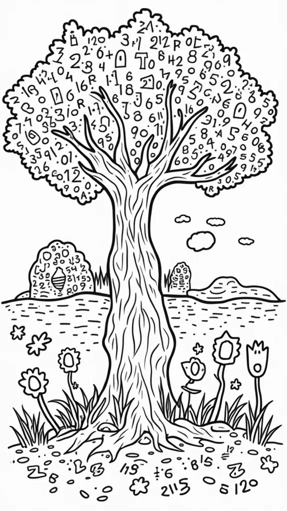 multiplication math coloring pages